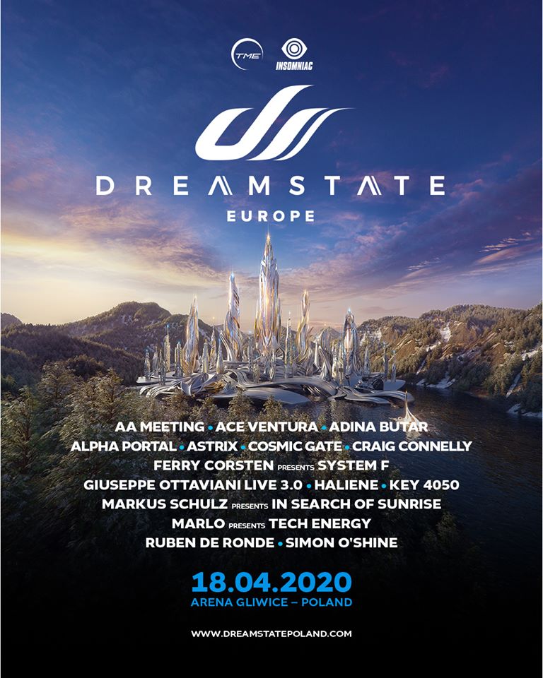 [20220423] Dreamstate Europe 2022 Arena, Gliwice Events Trance